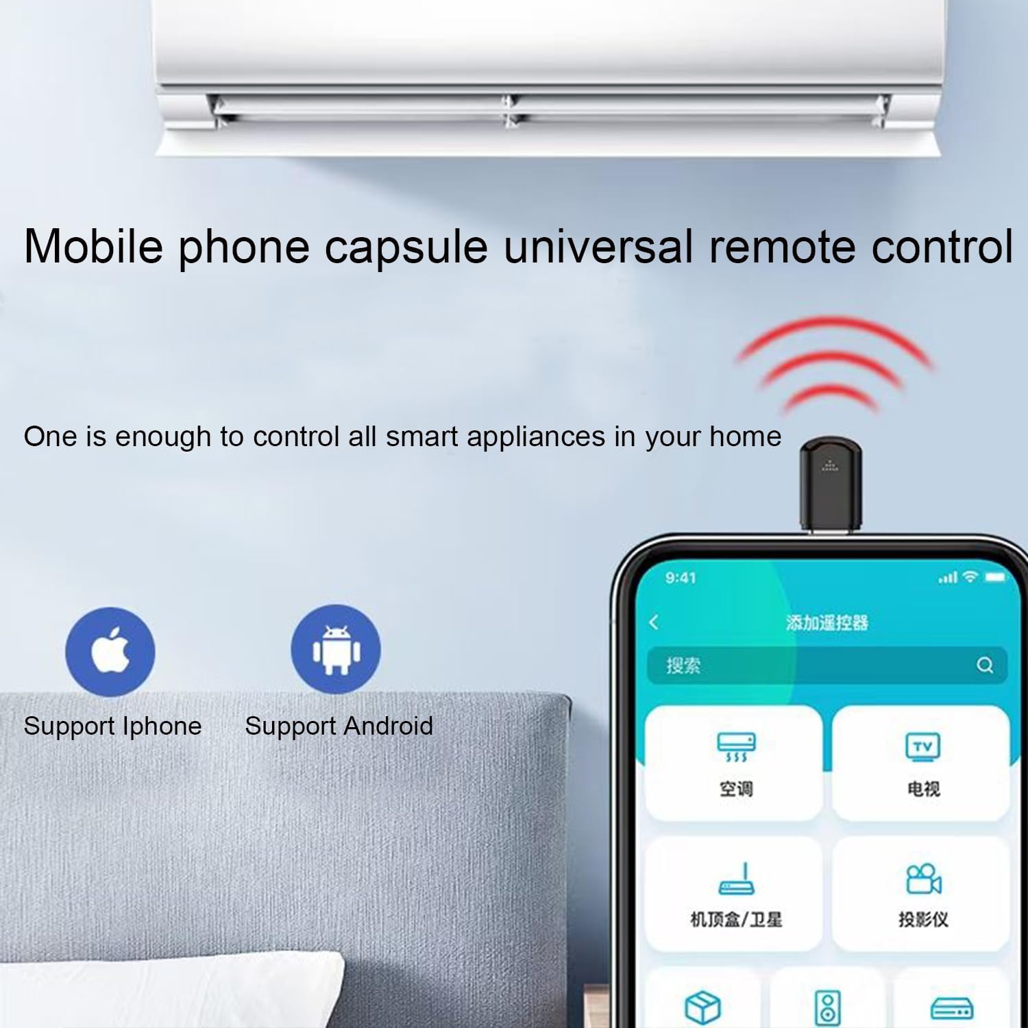 Cyberplex Iflipper Microlord Mini Universal Smartphone IR Remote Adapter Silver for iPhone - Image 6