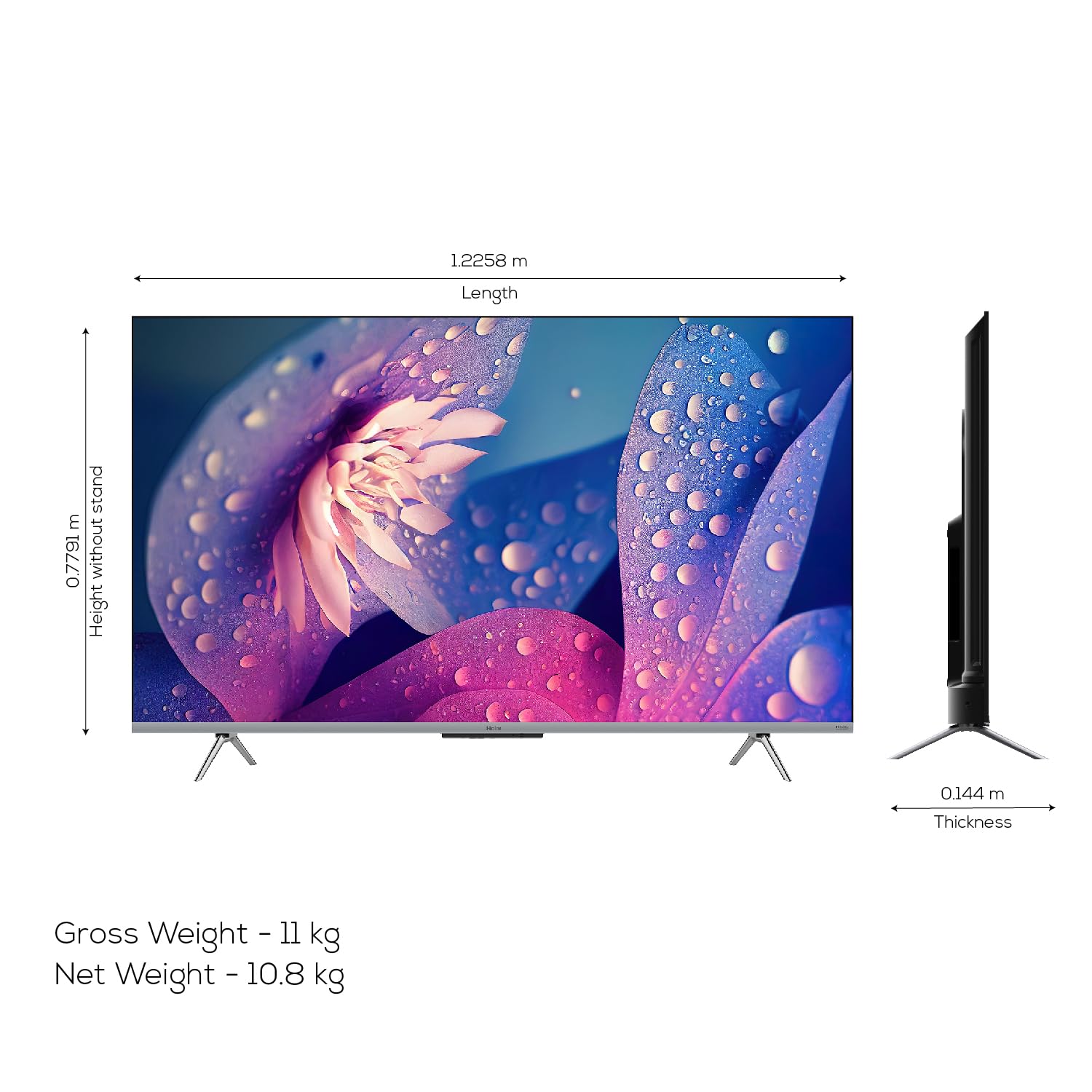 Haier 55-inch 4K UHD Smart Google TV Grey with Hands-Free Voice Control - Image 6