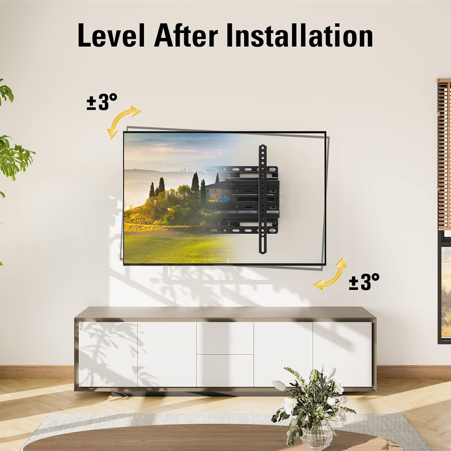Mounting Dream Full Motion TV Wall Mount for 32-65 Inch TVs, Dual Articulating Arms, 99lbs Capacity - Image 5