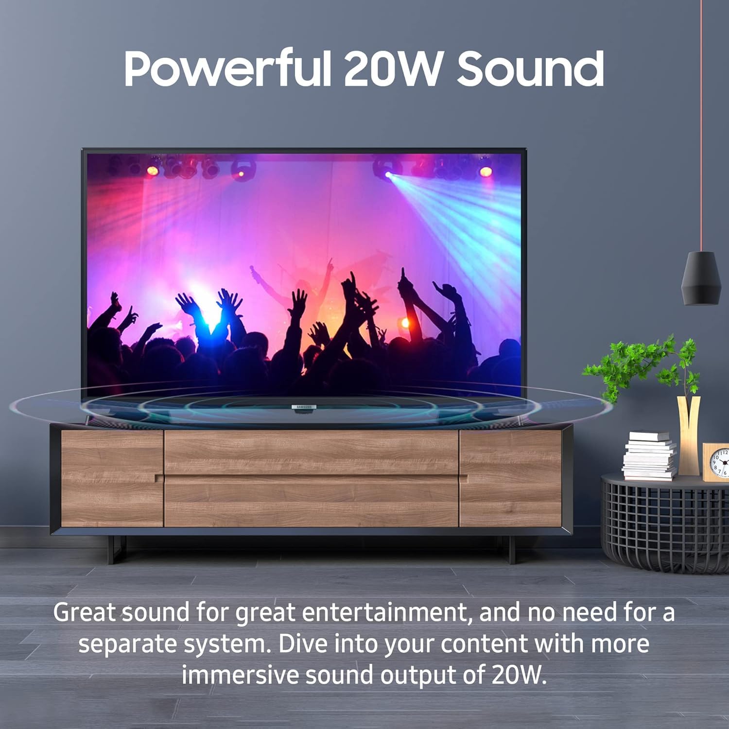 32 Inch HD Ready Smart LED TV Glossy Black with Built-in Wi-Fi Android Support and Screen Mirroring - Image 2