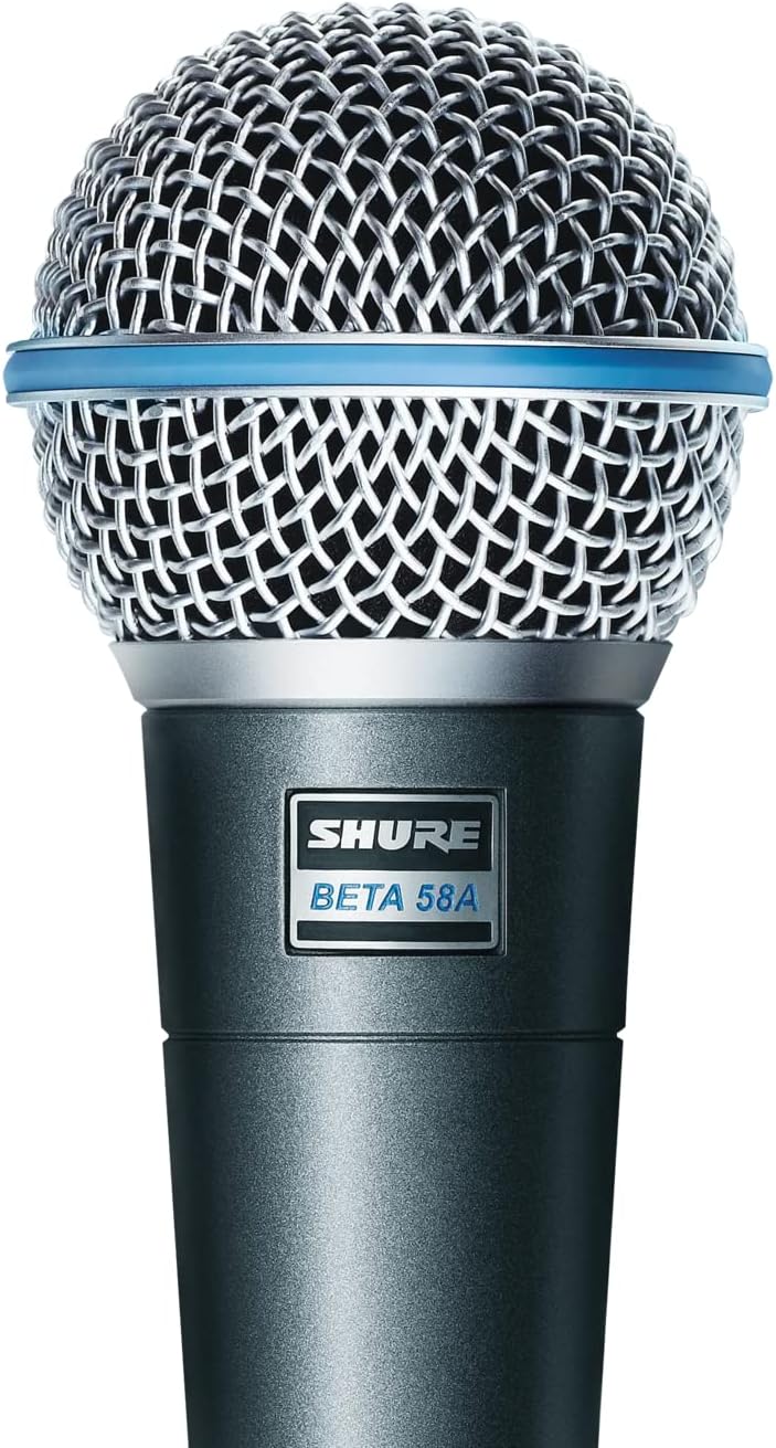 Shure Beta 58A Supercardioid Dynamic Vocal Microphone for Stage Studio with Stand Adapter and Storage Bag - Image 5