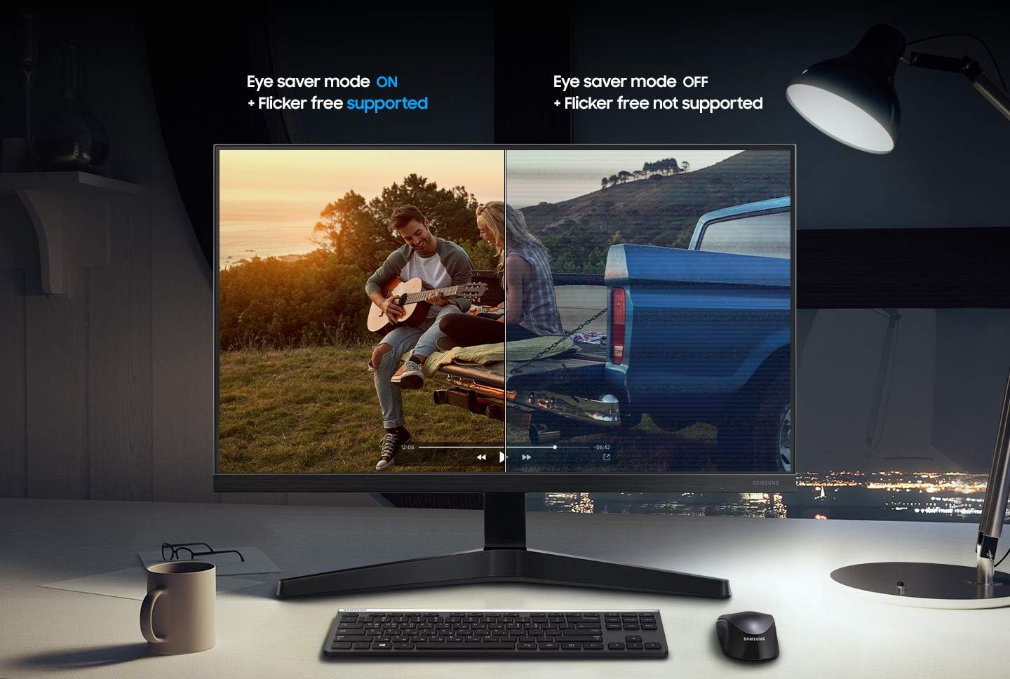 SAMSUNG 22 Inch FHD 1080p IPS Computer Monitor 75Hz FreeSync 3-Sided Border-Less HDMI VGA - Image 11