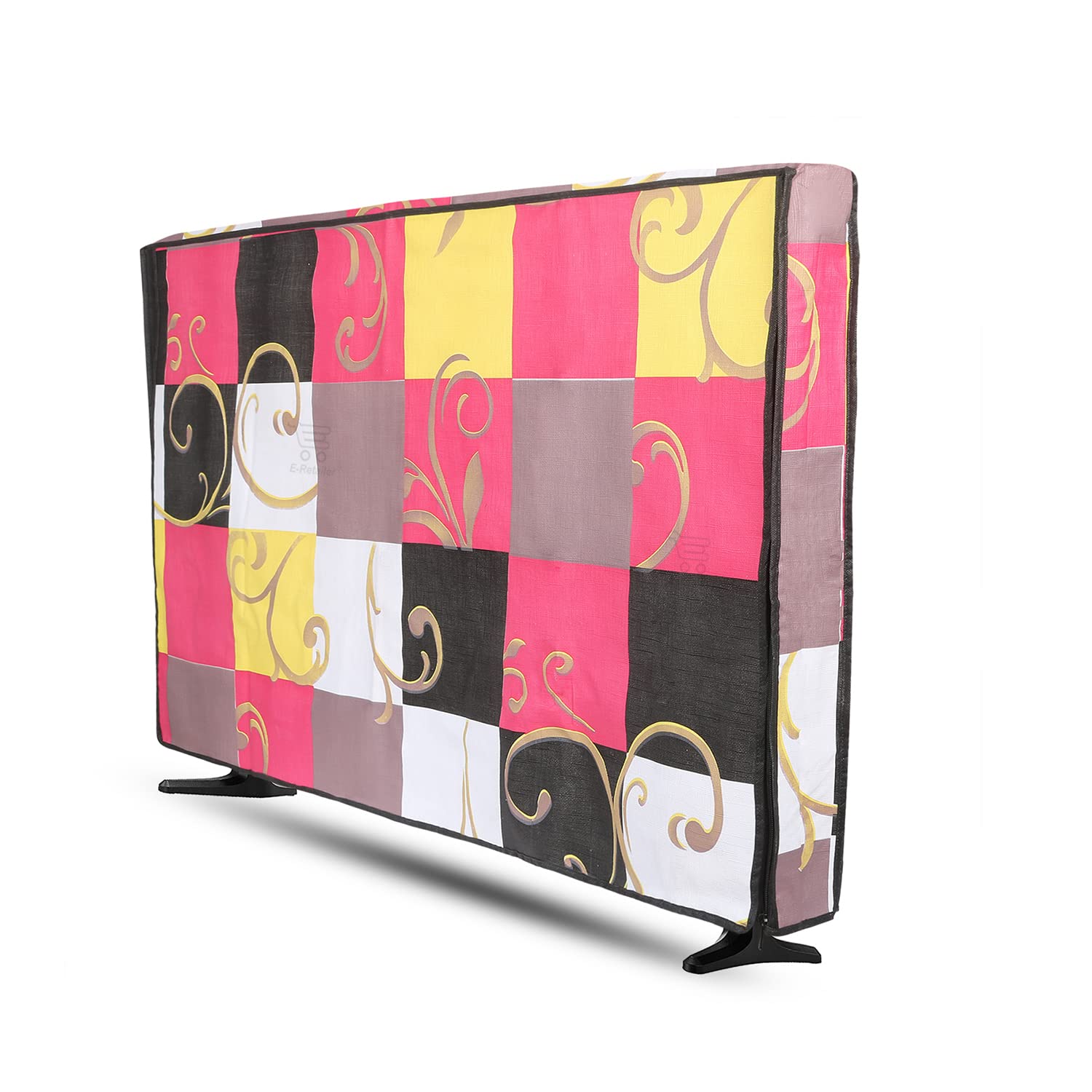 E-Retailer® 32 Inch Transparent LCD/LED TV Protector Cover with Zipper Multi-Color 29x3x19 Inches - Image 6