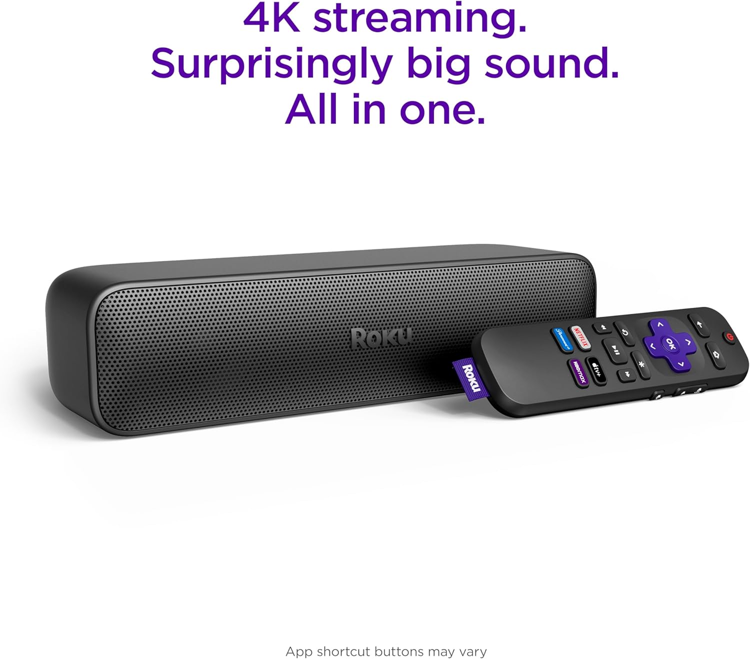 Roku Streambar SE 2-in-1 Soundbar with Built-in 4K Streaming and Premium Speakers - Image 2