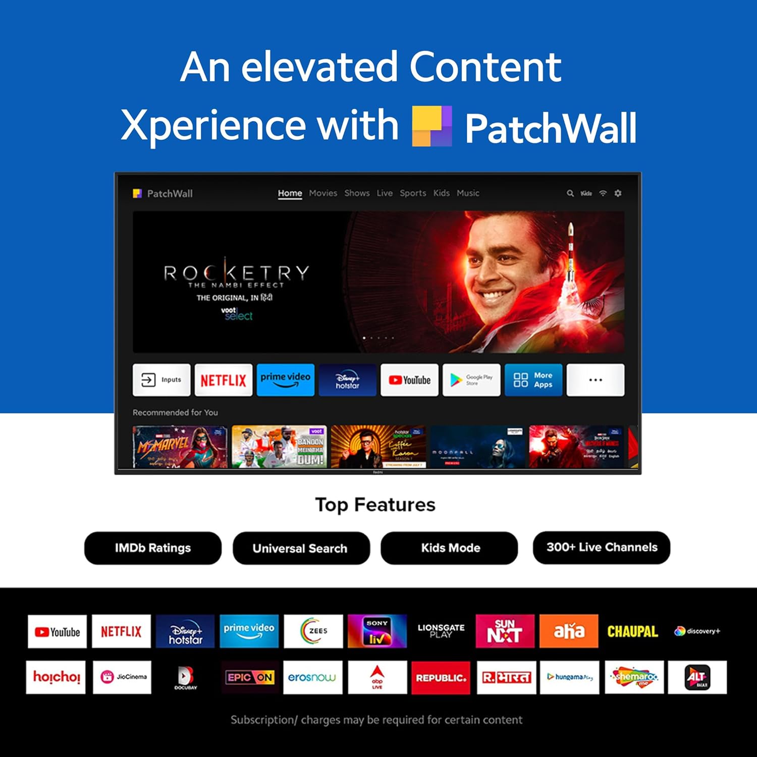 Redmi 65 Inch 4K Android Smart LED TV X65 Dolby Vision 30W Dolby Audio Black - Image 4