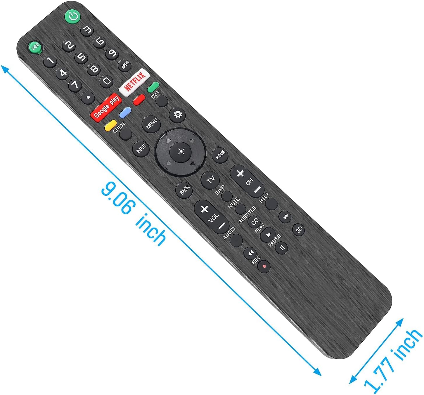 Gvirtue RMF-TX500U Universal Remote Control for Sony Smart TVs 4K UHD HDR LED OLED - Image 7