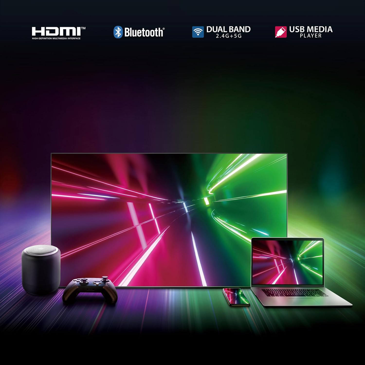 TOSHIBA 40 inch HD Ready Smart LED TV 40V35RP Black - Image 10