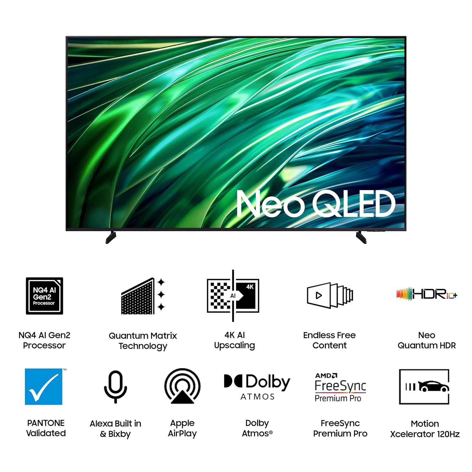 Samsung 55-inch Neo-QLED 4K Mini LED Smart TV Graphite Black QA55QNX1DAULXL - Image 2