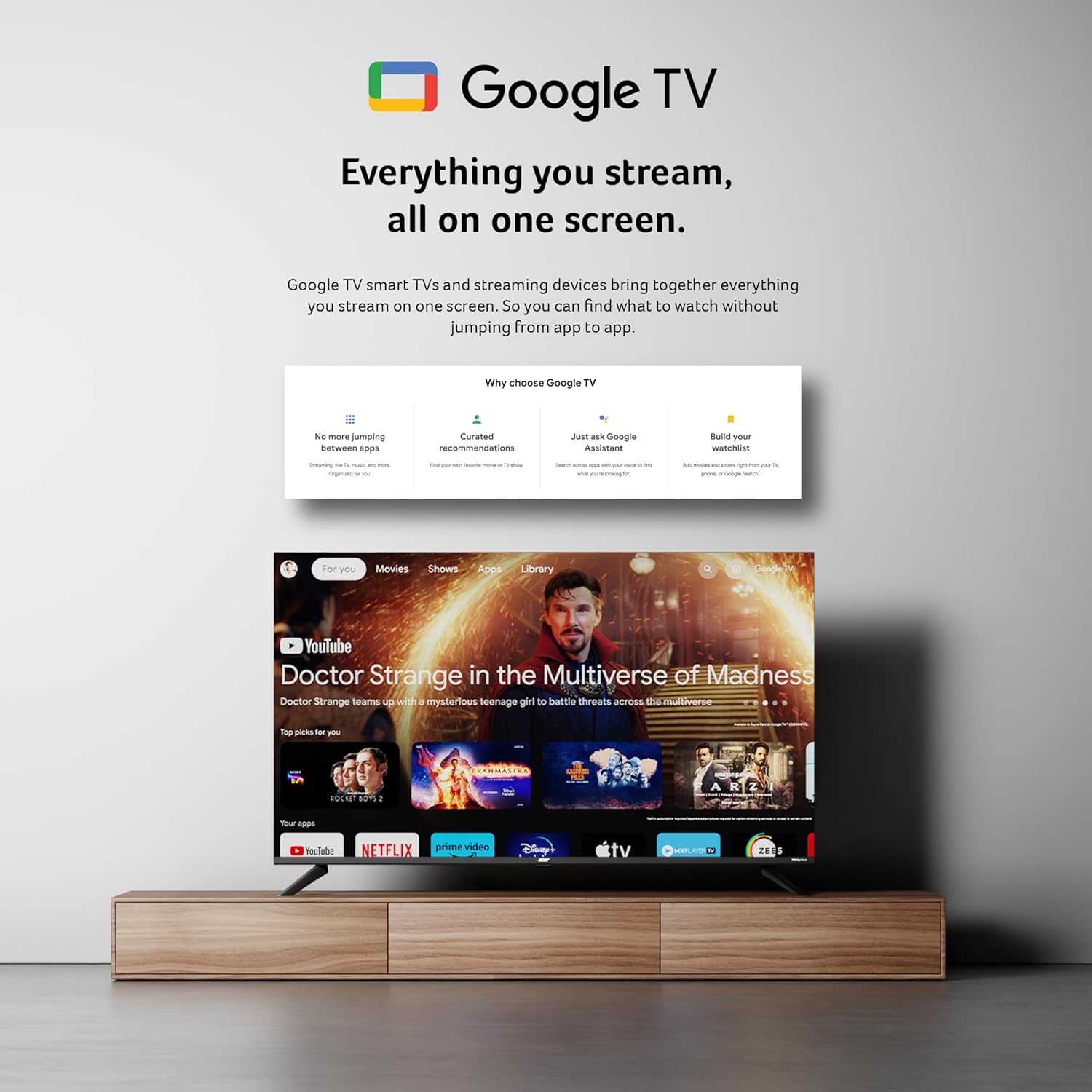 Acer 50 Inch 4K Ultra HD LED Smart Google TV G Plus Series AR50UDGGR2851AD - Image 3