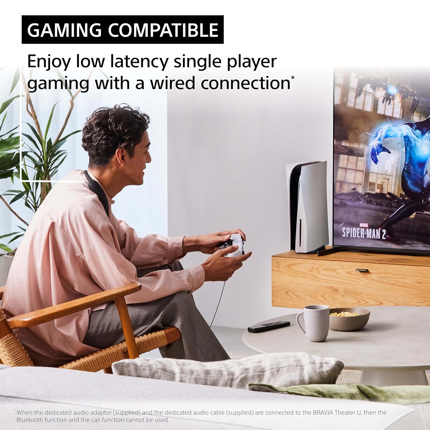 Sony BRAVIA Theater U Wearable Wireless Speaker, Dolby Atmos, Bluetooth, 12 Hr Battery, IPX4 Splash-Resistant - Image 8