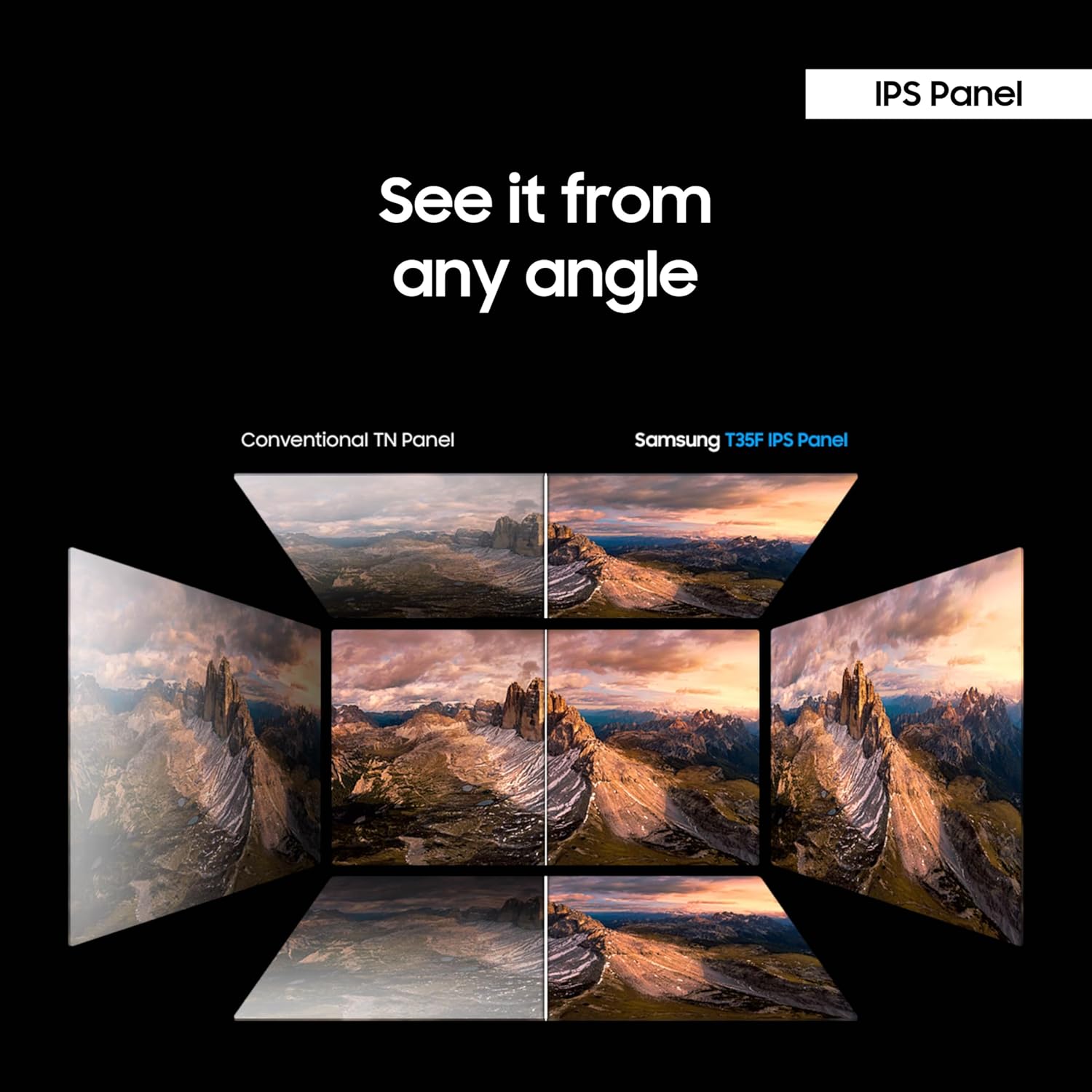 Samsung 27 Inch FHD 1080p IPS Computer Monitor with 75Hz Refresh Rate and AMD FreeSync - Image 4