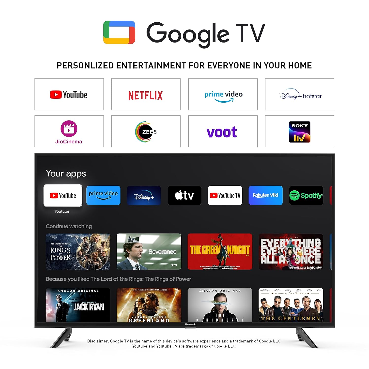 Panasonic 32 Inch HD Ready Smart Google LED TV Black TH32MS660DX - Image 4