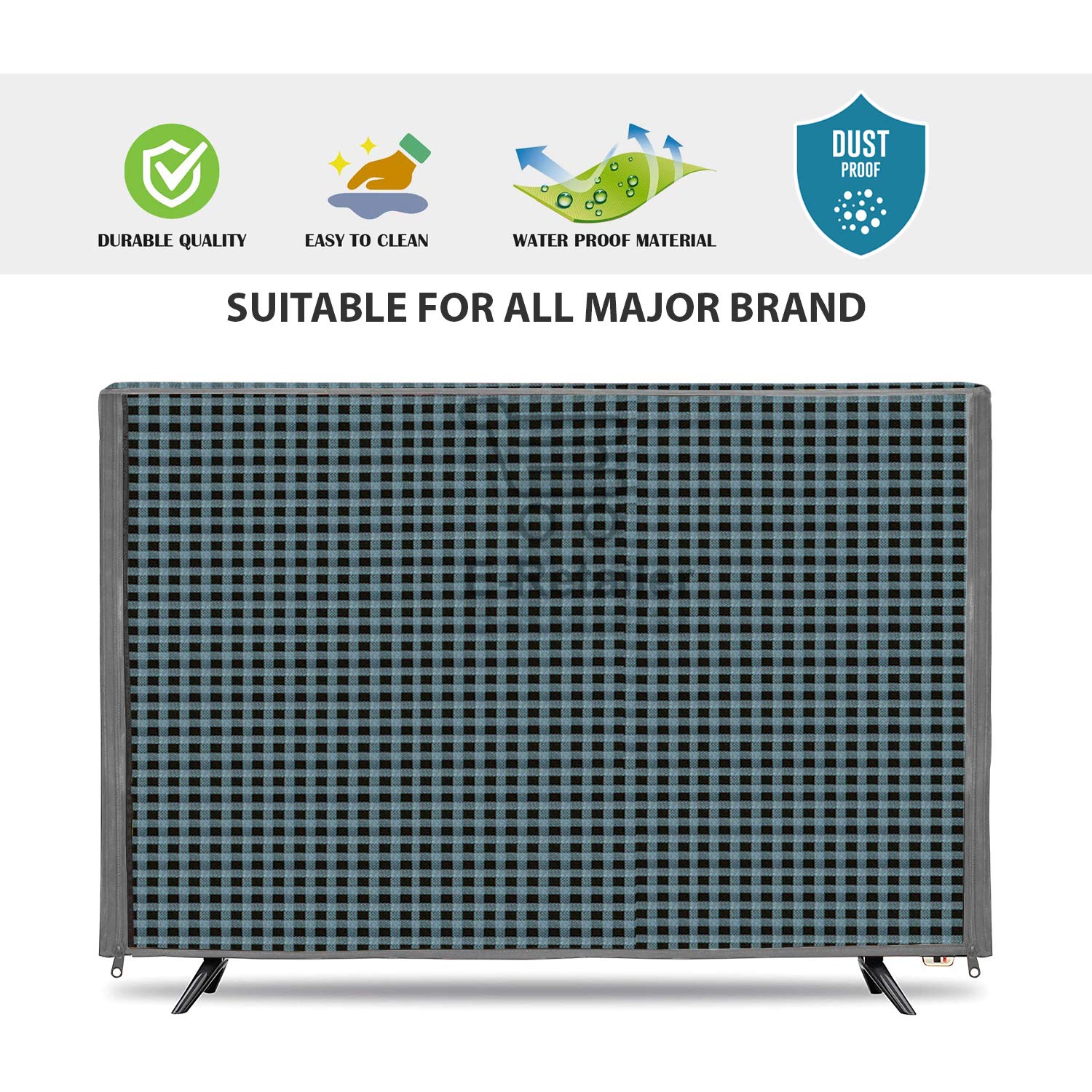 32 Inch Transparent LCD/LED TV Protector Cover Black Durable Zipper Enclosure - Image 7