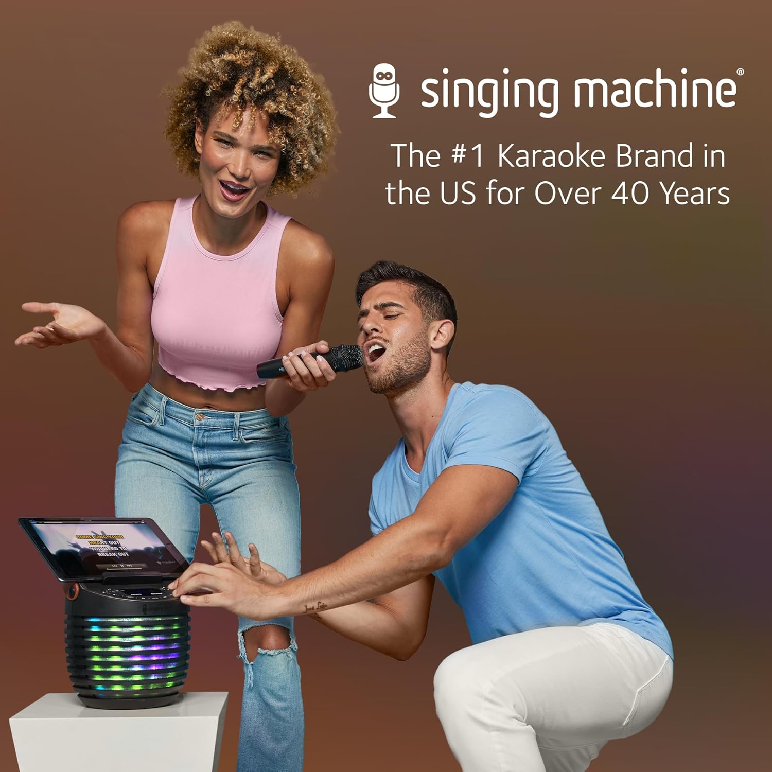 Singing Machine Portable Wireless Microphone Black Premium Unidirectional UHF for Karaoke and Events - Image 5