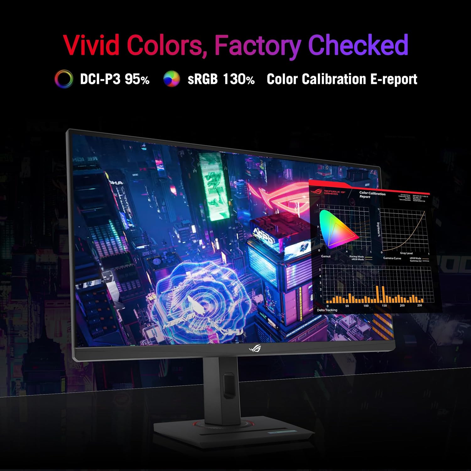 ASUS ROG Strix XG27UCS 27 Inch 4K 160Hz Fast IPS Gaming Monitor 1ms USB-C HDR400 - Image 5