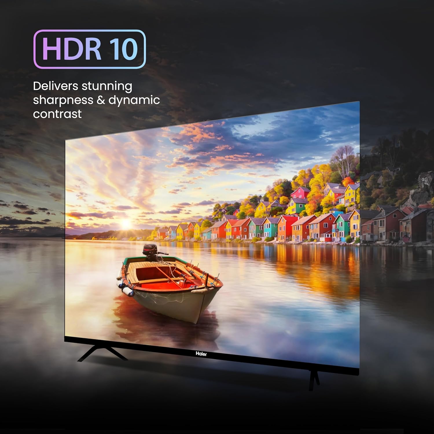 Haier 32 Inch HD Ready Smart Google TV LE32W400G Black - Image 7