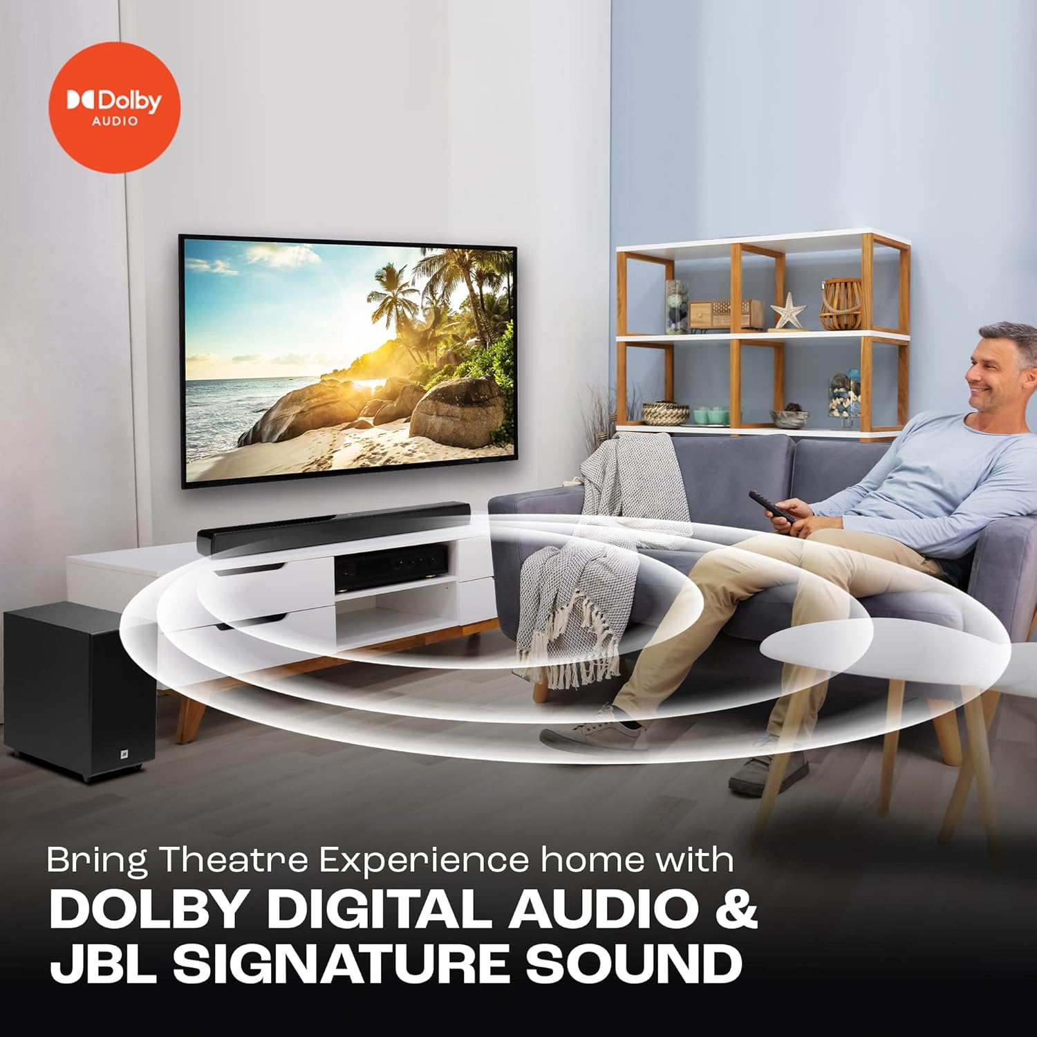 JBL Cinema SB271 220W 2.1 Channel Soundbar with Wireless Subwoofer and Remote - Image 4