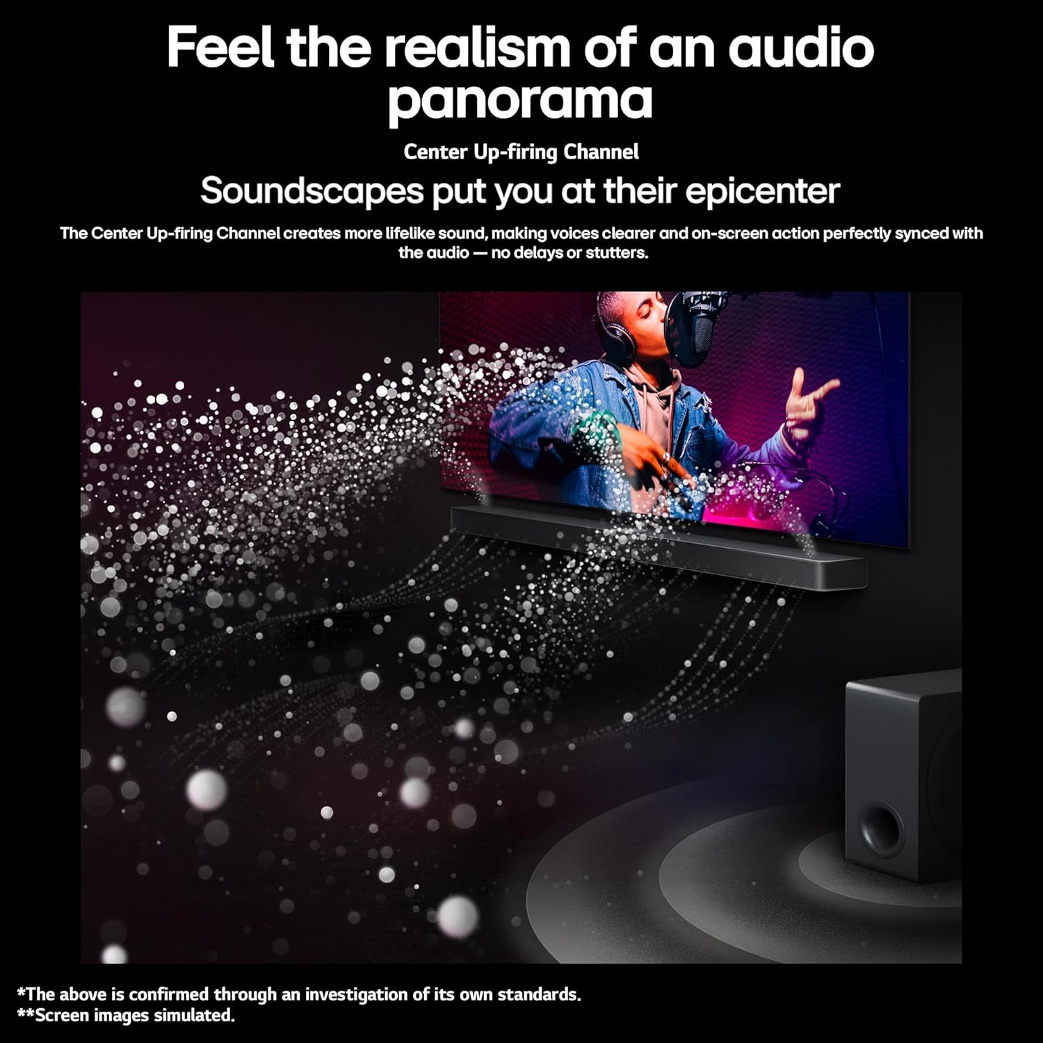 LG S90TY 570W 5.1.3 Channel Black Smart Soundbar with Dolby Atmos and DTS Surround Sound - Image 4