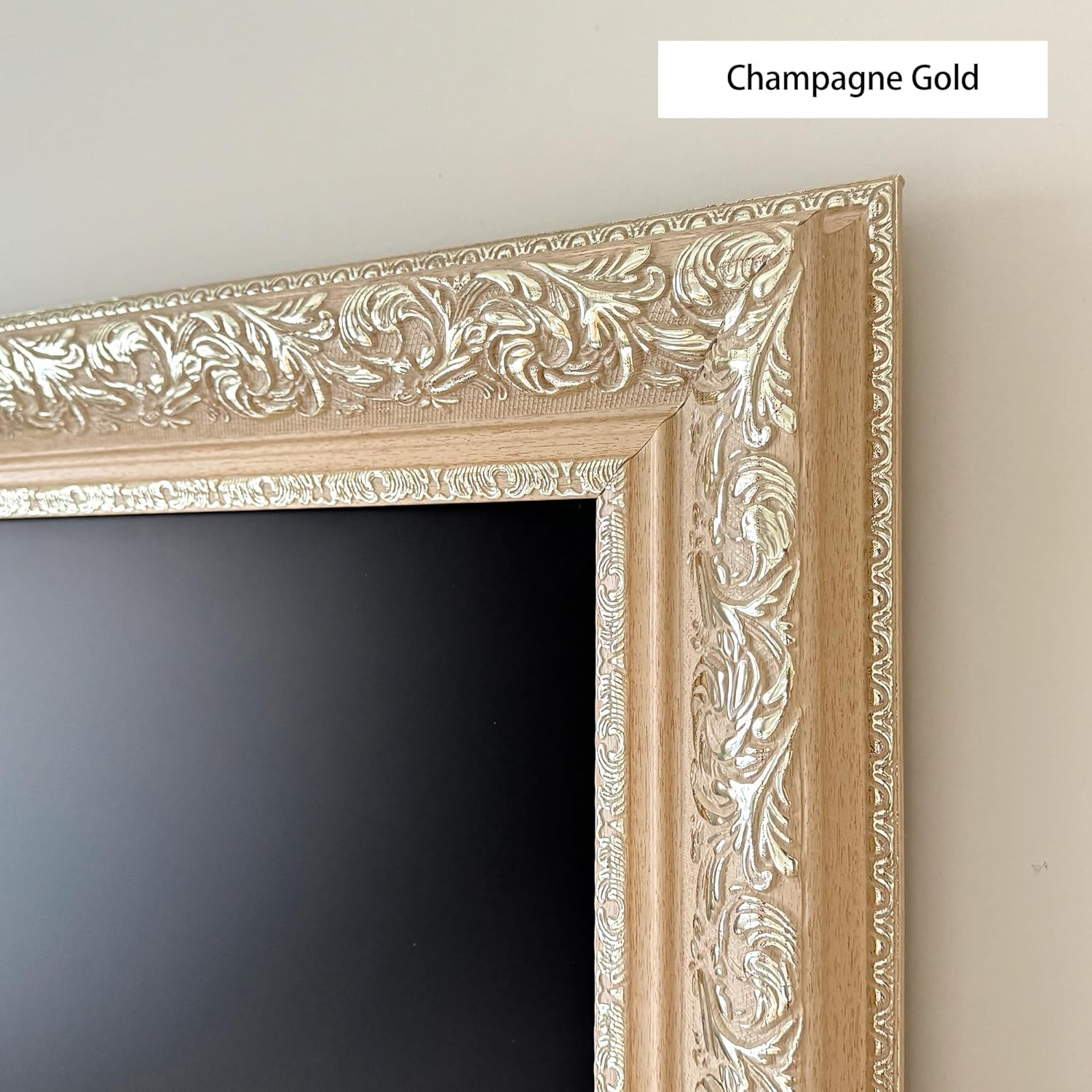 Champagne Gold Vintage TV Frame for Samsung The Frame 43 Inch 2021-2025 - Image 4
