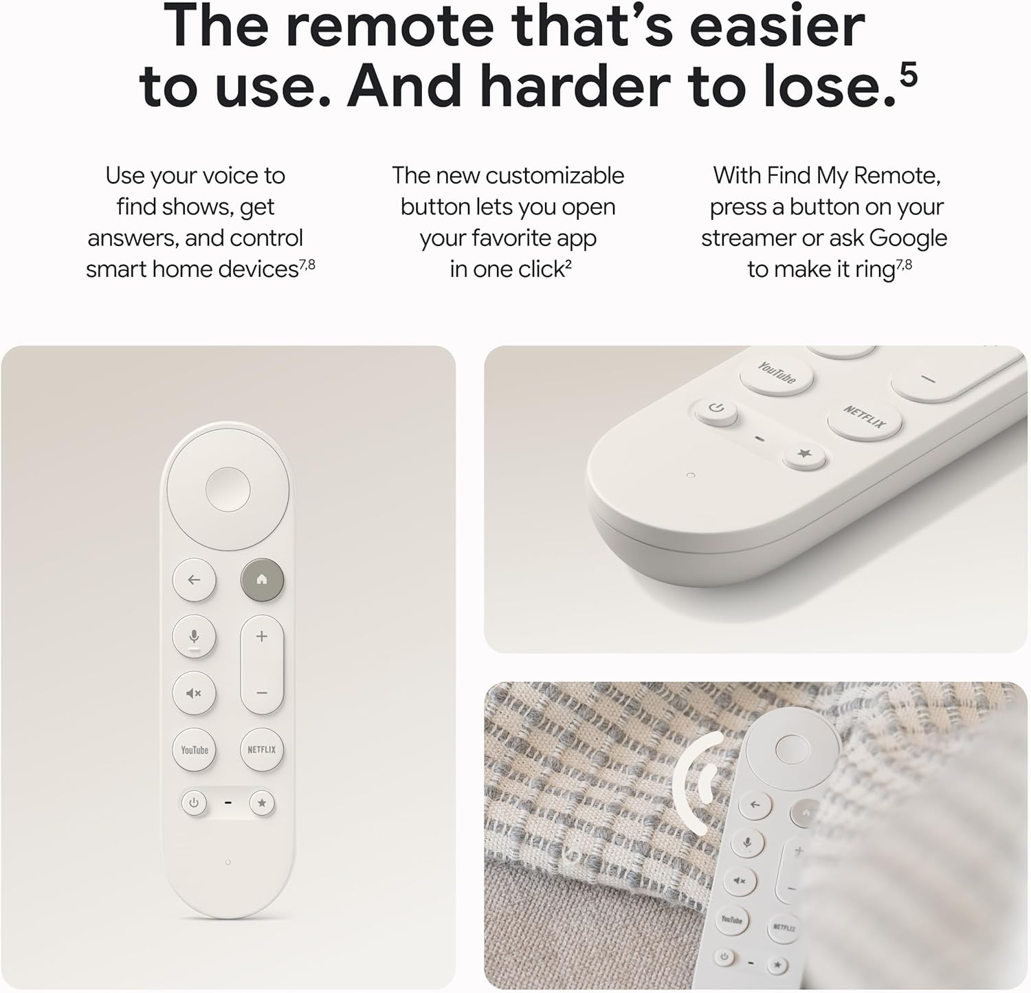 Google TV Streamer 4K Porcelain 32GB with Voice Remote for Fast Streaming & HDR Entertainment - Image 2