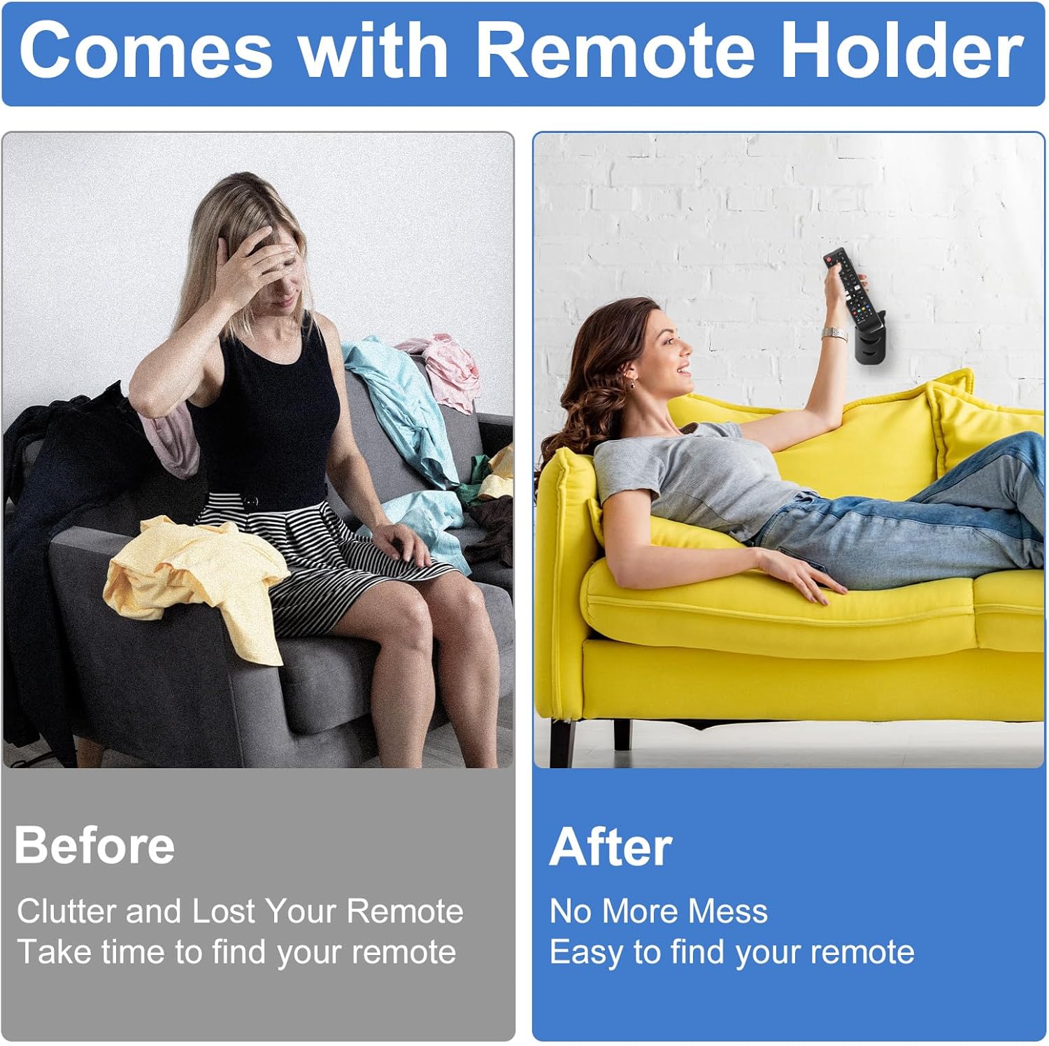 Samsung TV Replacement Legs for TU8000TU8200 Models, Includes Remote Holder, No Drilling Required - Image 3