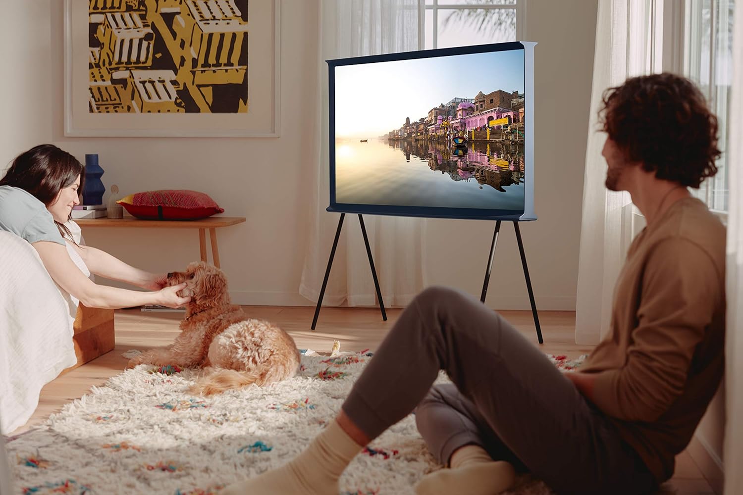 Samsung 43-inch Serif QLED 4K UHD Smart TV with Built-in Alexa 4X HDR - Image 2