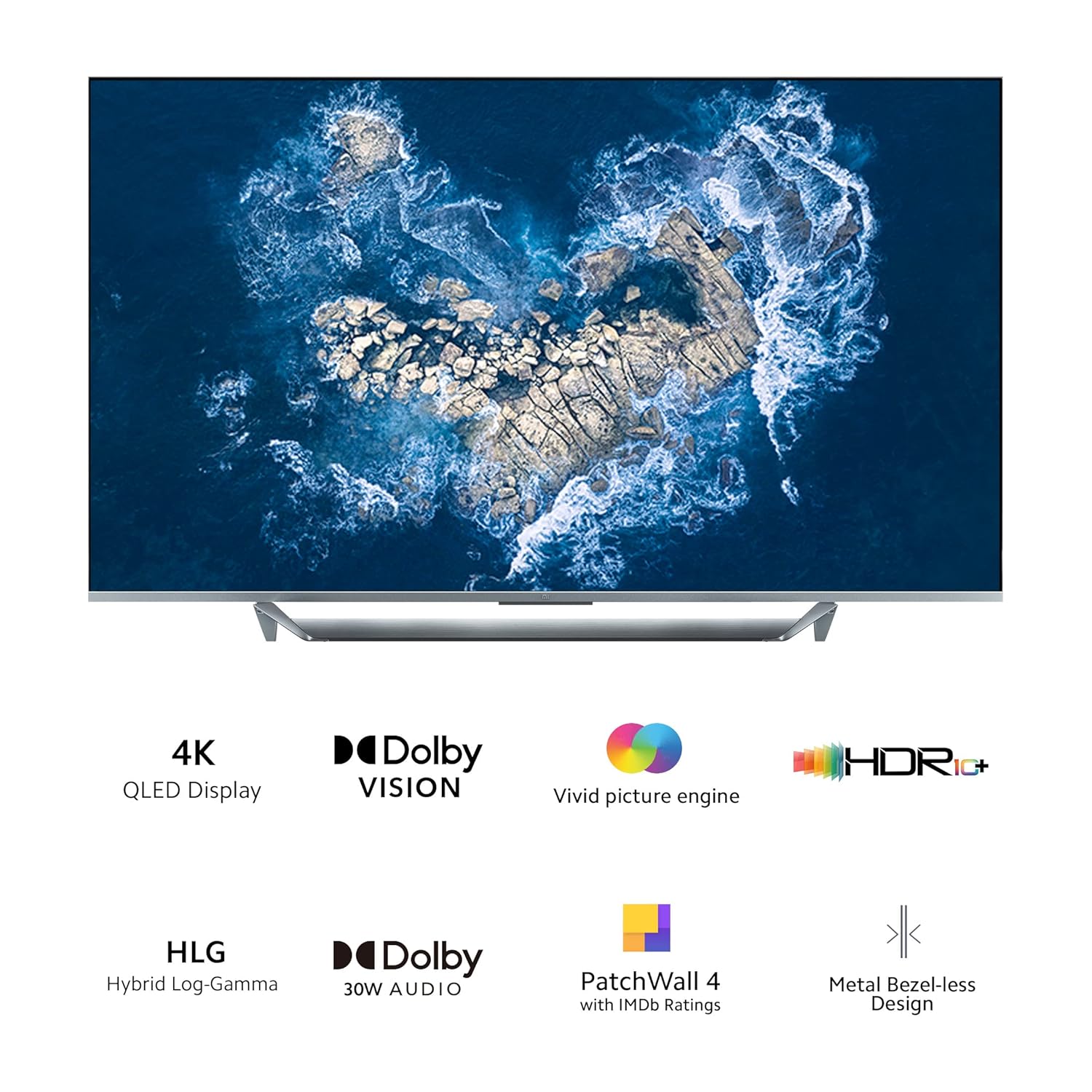 75 Inch QLED 4K Ultra HD Smart TV L75M6-ESG Metallic Grey - Image 2