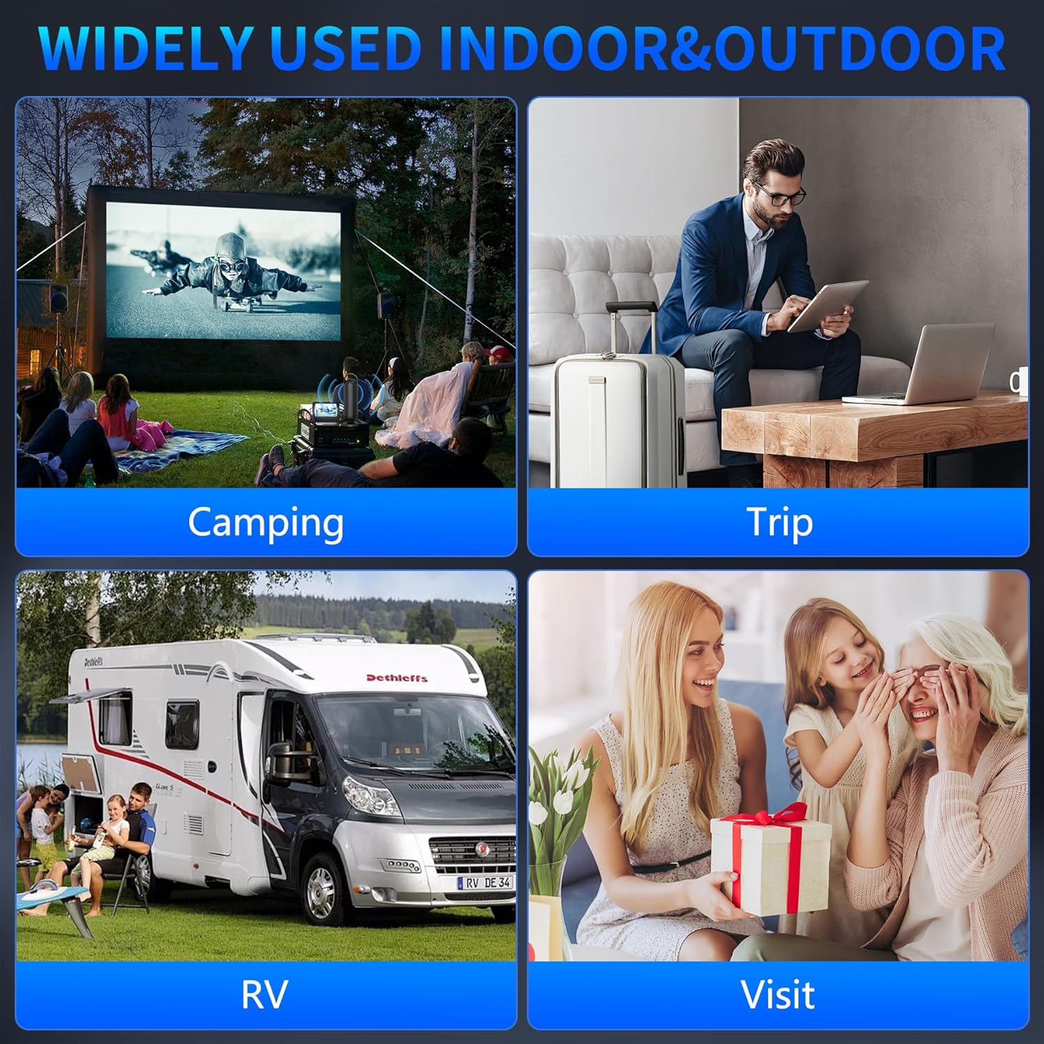 Outdoor 999+ Miles Long Range Indoor/Outdoor 4K 8K HD Smart TV Antenna with 16.5ft Cable - Image 6