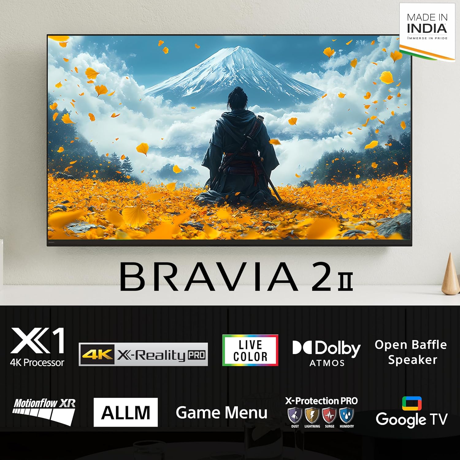 Sony 43 Inch BRAVIA 4K Smart Google TV K-43S22BM2 2M2 Series - Image 2