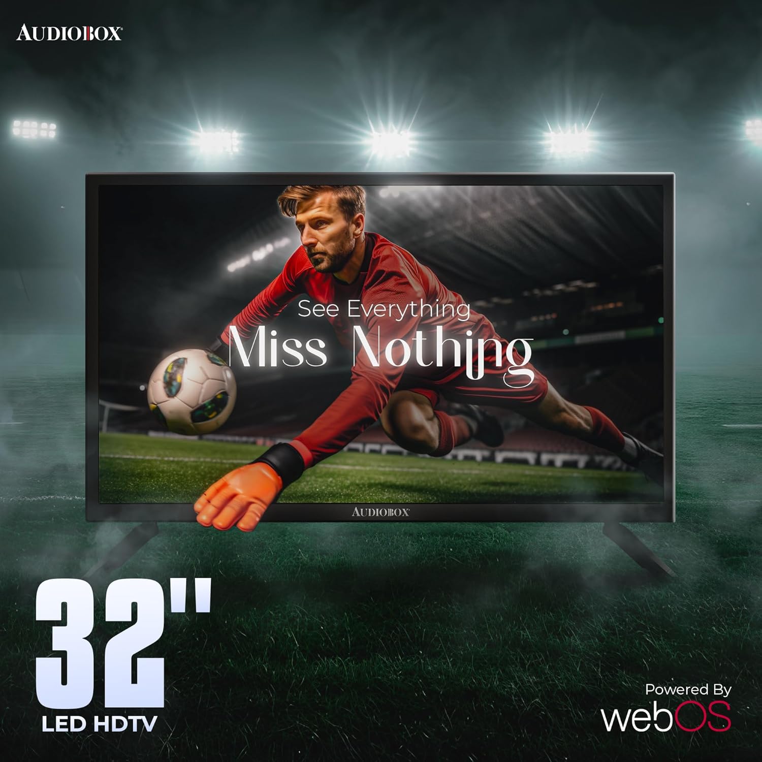Audiobox 32-Inch HD LED Smart TV with Built-in DVD Player and Bluetooth Remote - Image 8