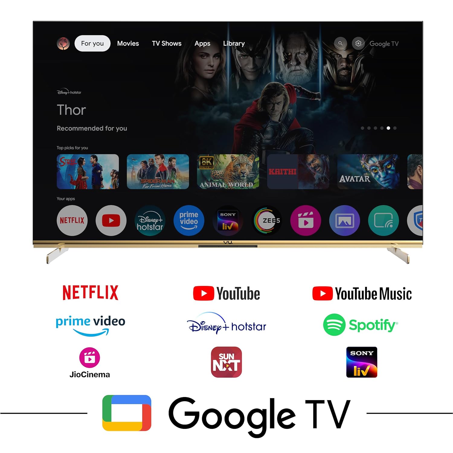 Vu 75 inch 4K QLED Masterpiece Series Television 75MASTERPIECE - Image 3