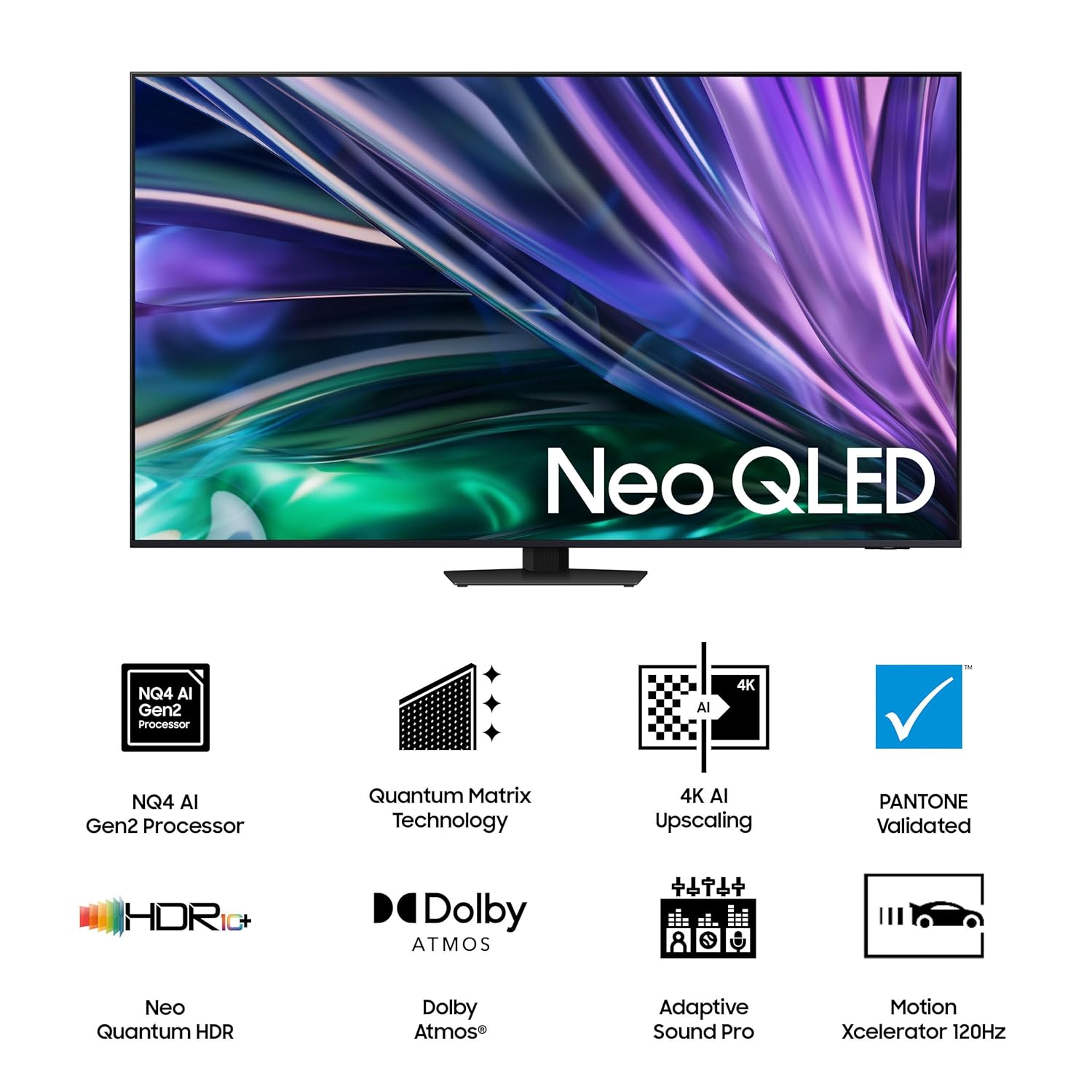 Samsung 55 Inch 4K Ultra HD Mini LED AI Smart Neo-QLED TV Graphite Black - Image 2