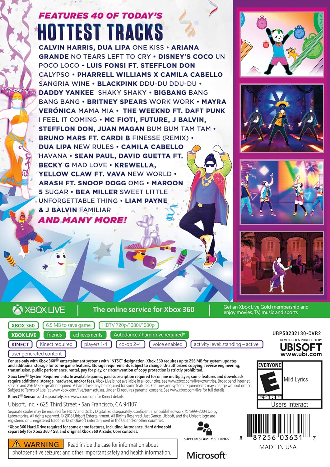 Just Dance 2019 Xbox 360 Standard Edition Used Game - Image 2