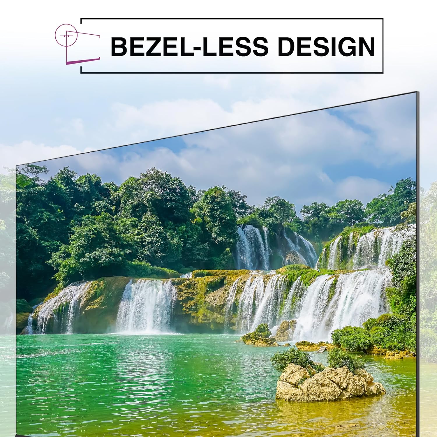 SANSUI 50 Inch 4K Ultra HD Smart Google LED TV with Dolby Audio Zen Panel Black - Image 6