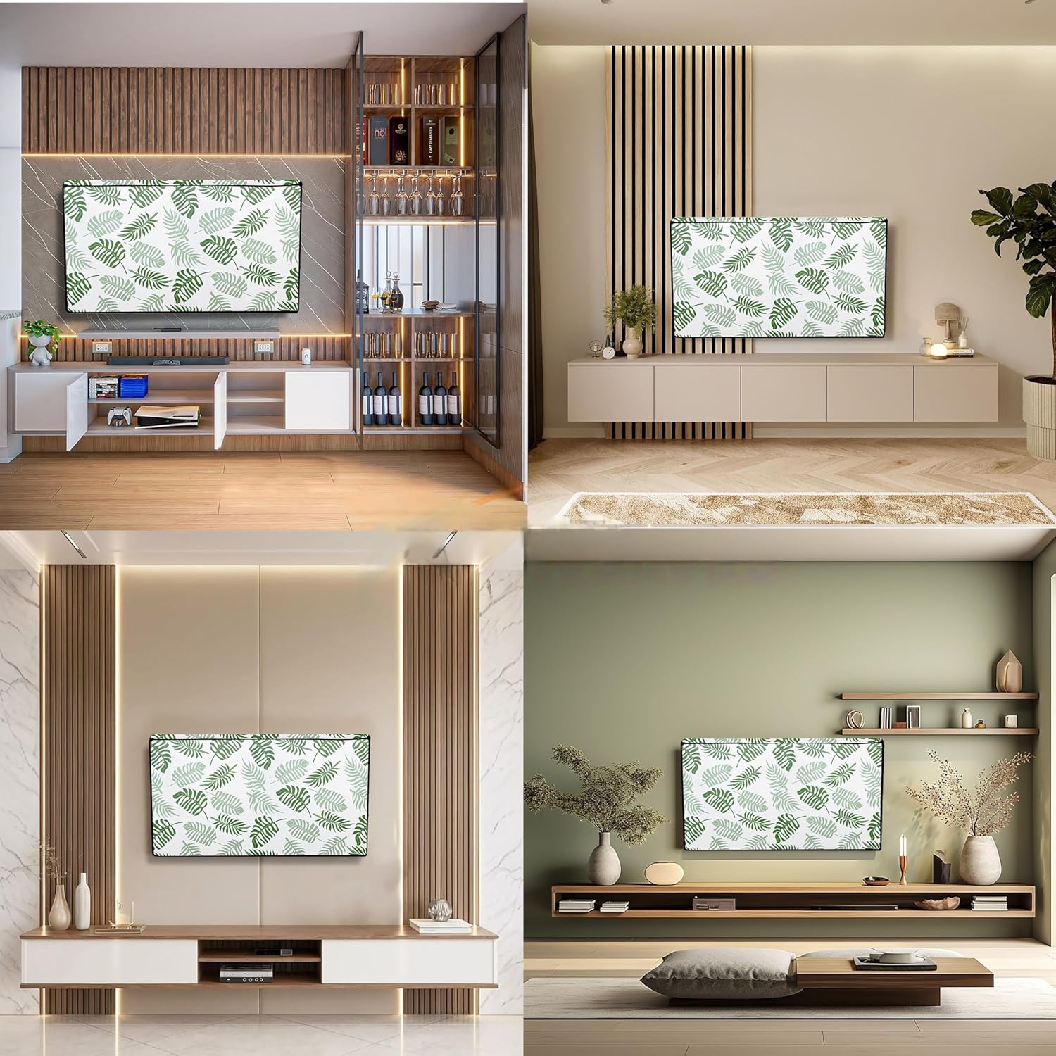 Star Weaves Dustproof TV Cover Protector for 32 Inch TCL (32S5500AF) LED TVs Design 174 - Image 4