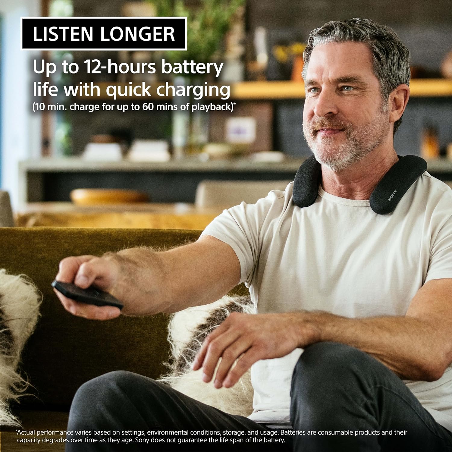 Sony BRAVIA Theater U Wearable Wireless Speaker, Dolby Atmos, Bluetooth, 12 Hr Battery, IPX4 Splash-Resistant - Image 10