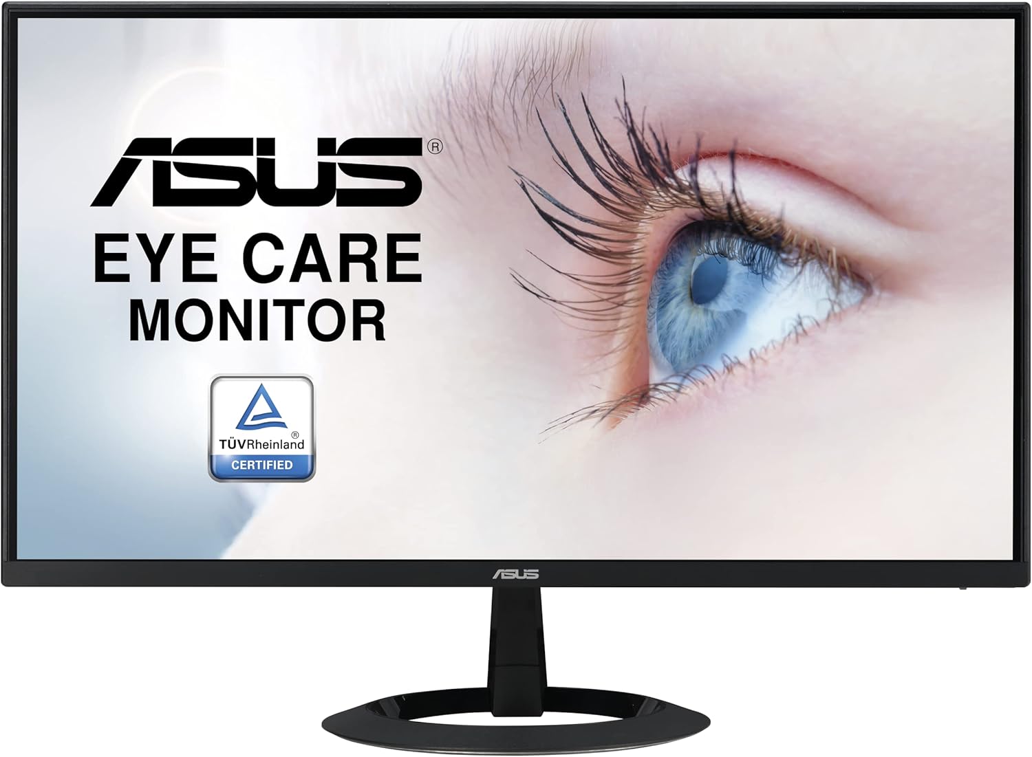 ASUS VZ22EHE 21.5 Inch Full HD 1080P IPS 75Hz Eye Care Monitor Black