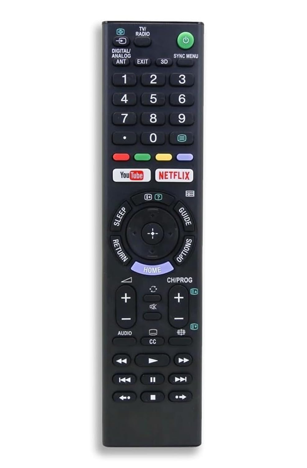 AYAME New Replacement Remote for Sony Bravia 4K UHD TVs with YouTube Netflix Access