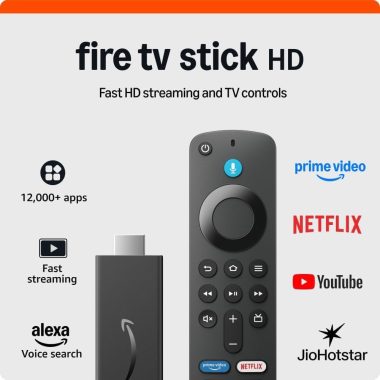All-New Fire TV Stick HD with Alexa Voice Remote Full HD Streaming Device