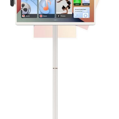 ApoloSign 24 Inch FHD Smart Portable TV 2nd Gen Rolling Tablet with 128GB Storage