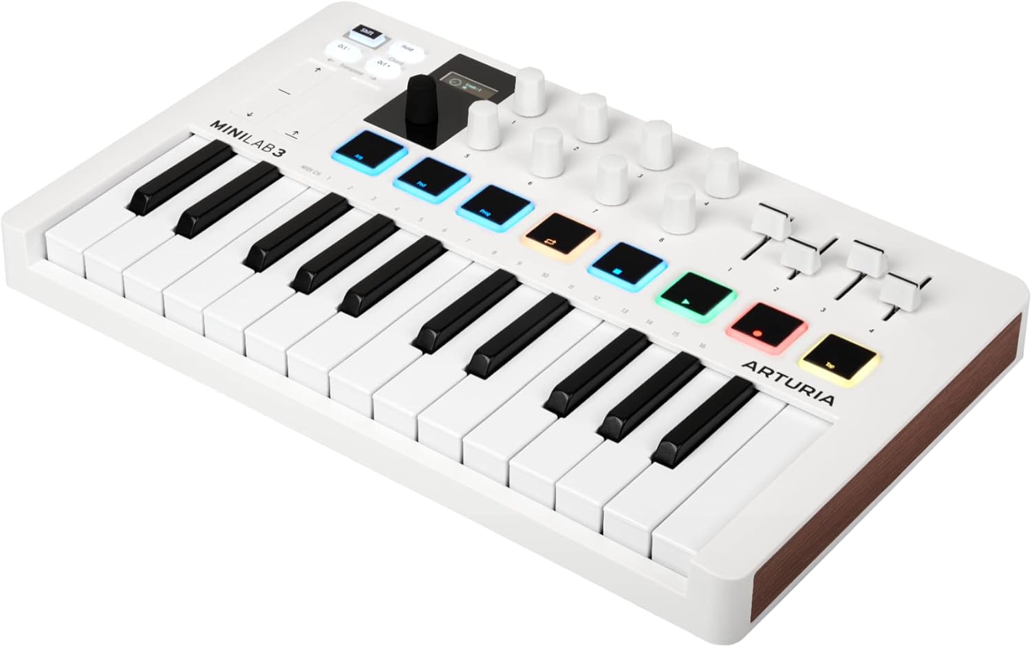 Arturia MiniLab 3 White Universal MIDI Controller 25-Key with Software Package