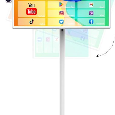 BIGASU0 32 Inch Portable Smart Display 1080p Touchscreen Monitor with 8GB RAM 128GB Storage Android 13 OS