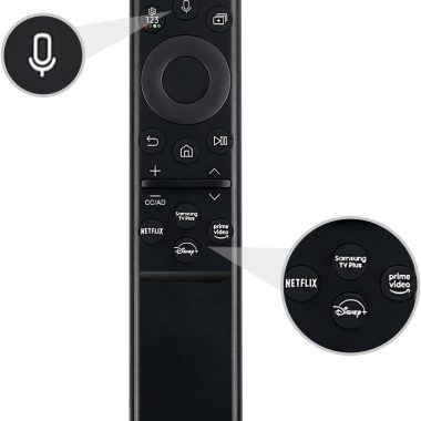 Samsung BN59-01385A Replacement Voice Remote for Neo QLED 4K 8K Smart TVs