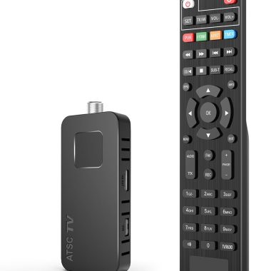 DCOLOR 2025 Updated Mini ATSC Digital TV Converter Box with HDMI Output, Watch & Record Free Channels