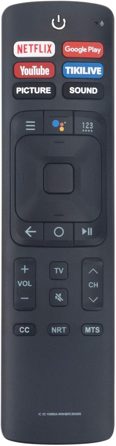 Hisense ERF3B69 Replacement Voice Remote for 4K UHD Android Smart TVs 58-inch Models
