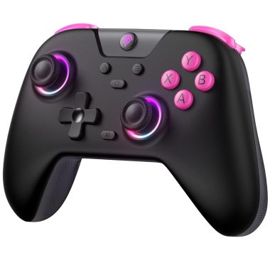 EasySMX X05 2.4g Wireless Gaming Controller for PC, Steam, iPhone, Android, Switch - Anti-Drift, RGB