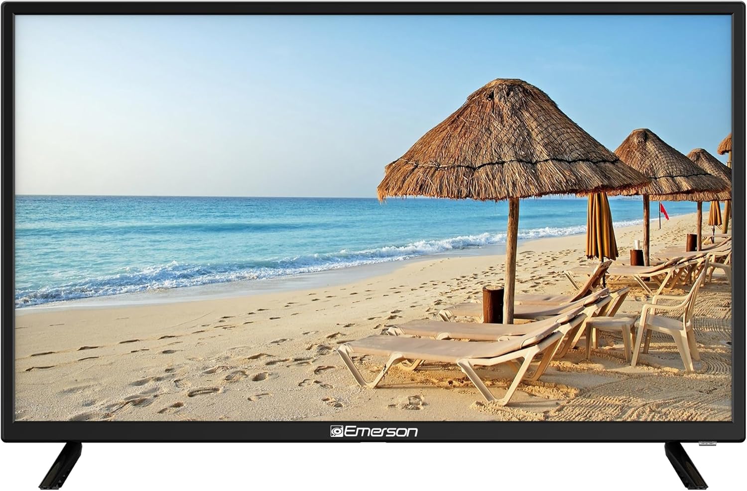 Emerson 32 Inch Class LED HDTV with Built-in DVD Player 720p HD HDMI/USB Slim Design