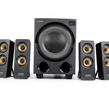 F&D F7700X 4.1 Channel Bluetooth Multimedia Home Theatre Speaker System 80W Multicolor LED Remote USB
