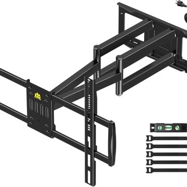 FORGING MOUNT Heavy Duty Full Motion TV Wall Mount 42.9 Inch Extension for 60-110 Inch TVs Up to 220 lbs