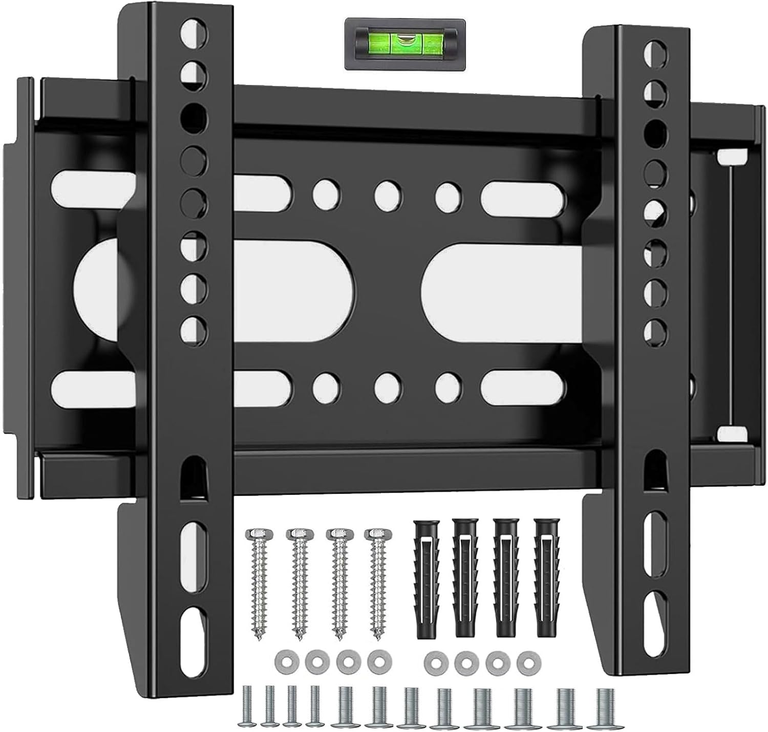Ultra Slim 14-42 Inch TV and Monitor Wall Mount Bracket, 55lbs Capacity, VESA 200x200mm